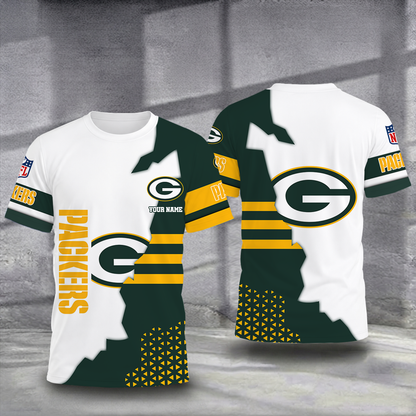 VIRAL EDITION - NEW CUSTOMIZED NFL08 GBP GREEN BAY PACKERS T-SHIRT, POLO SHIRT, ZIP POLO SHIRT, SWEATSHIRT, HOODIE & ZIP HOODIE
