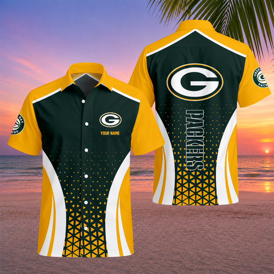 VIRAL EDITION - NEW CUSTOMIZED NFL08 GBP GREEN BAY PACKERS UNISEX HAWAIIAN SHIRT
