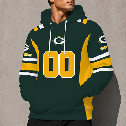 VIRAL EDITION - NEW CUSTOMIZED NFL08 GBP GREEN BAY PACKERS T-SHIRT, POLO SHIRT, ZIP POLO SHIRT, SWEATSHIRT, HOODIE & ZIP HOODIE