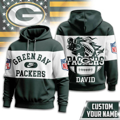 VIRAL EDITION - NEW CUSTOMIZED NFL08 GBP GREEN BAY PACKERS T-SHIRT, POLO SHIRT, ZIP POLO SHIRT, SWEATSHIRT, HOODIE & ZIP HOODIE