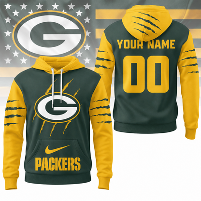 VIRAL EDITION - NEW CUSTOMIZED NFL08 GBP GREEN BAY PACKERS T-SHIRT, POLO SHIRT, ZIP POLO SHIRT, SWEATSHIRT, HOODIE & ZIP HOODIE