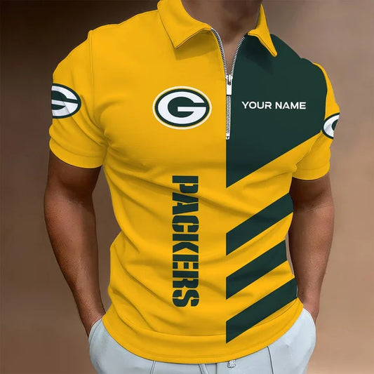HOT DEAL - NEW CUSTOMIZED NFL08 GBP GREEN BAY PACKERS T-SHIRT, POLO SHIRT, ZIP POLO SHIRT, SWEATSHIRT, HOODIE & ZIP HOODIE
