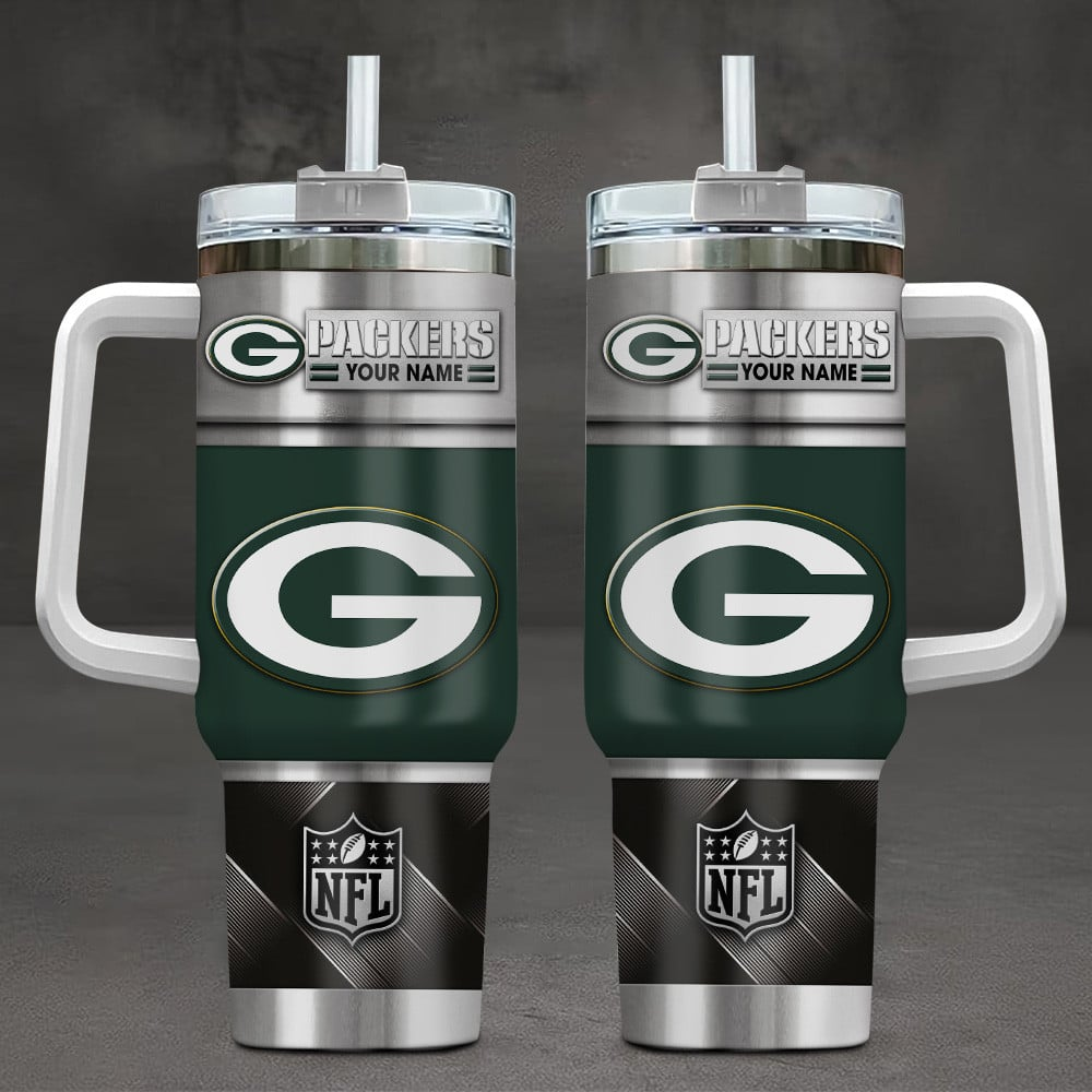 FINAL SALE - NEW CUSTOMIZED NFL08 GBP GREEN BAY PACKERS TUMBLER CUP
