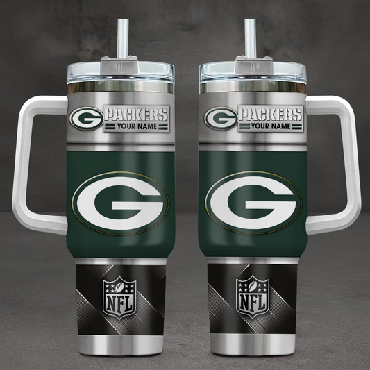 FINAL SALE - NEW CUSTOMIZED NFL08 GBP GREEN BAY PACKERS TUMBLER CUP