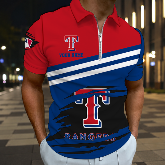 HOT DEAL - NEW CUSTOMIZED MLB08 TRS TEXAS RANGERS T-SHIRT, POLO SHIRT, ZIP POLO SHIRT, SWEATSHIRT, HOODIE & ZIP HOODIE
