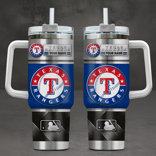 LIMITED EDITION - NEW CUSTOMIZED MLB08 TRS TEXAS RANGERS TUMBLER CUP