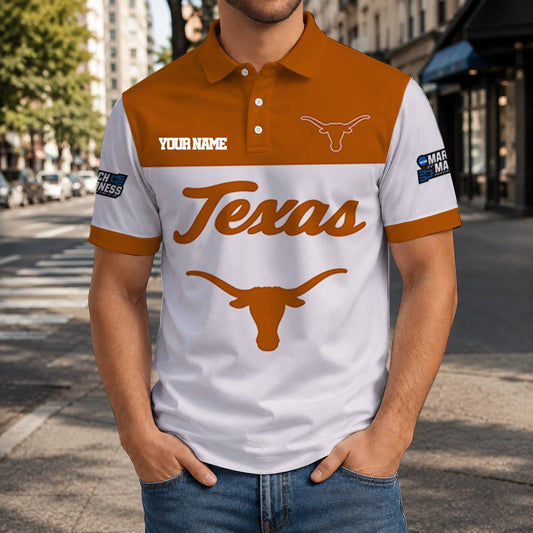 MEGA SALE - NEW CUSTOMIZED NCAA MAM08 TXL TEXAS LONGHORNS T-SHIRT, POLO SHIRT, ZIP POLO SHIRT, SWEATSHIRT, HOODIE & ZIP HOODIE