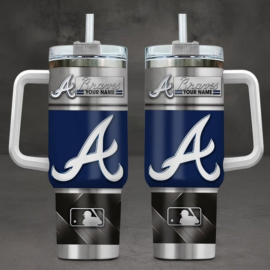 LIMITED EDITION - NEW CUSTOMIZED MLB09 ABS ATLANTA BRAVES TUMBLER CUP