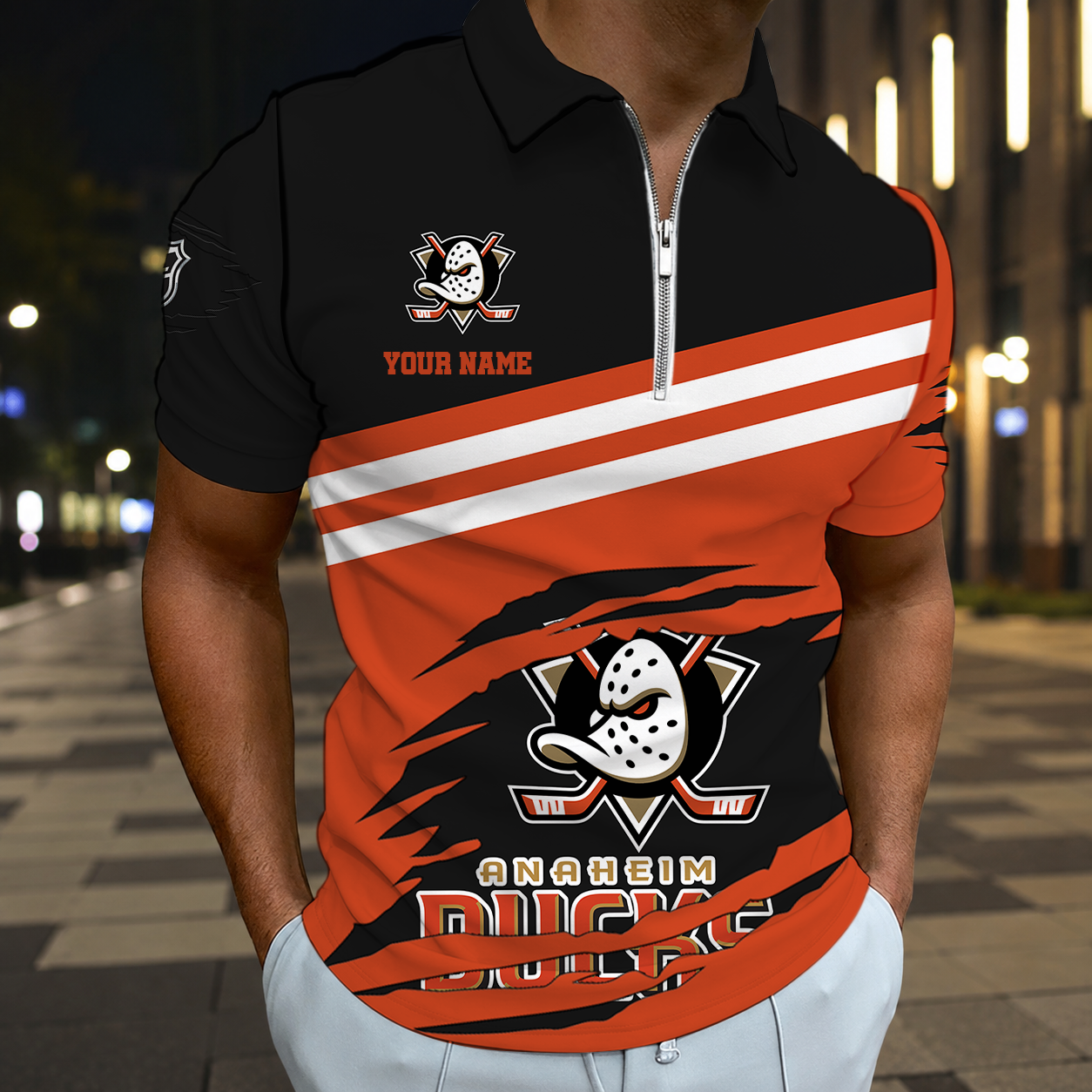 VIRAL EDITION - NEW CUSTOMIZED NHL09 AHD ANAHEIM DUCKS T-SHIRT, POLO SHIRT, ZIP POLO SHIRT, SWEATSHIRT, HOODIE & ZIP HOODIE