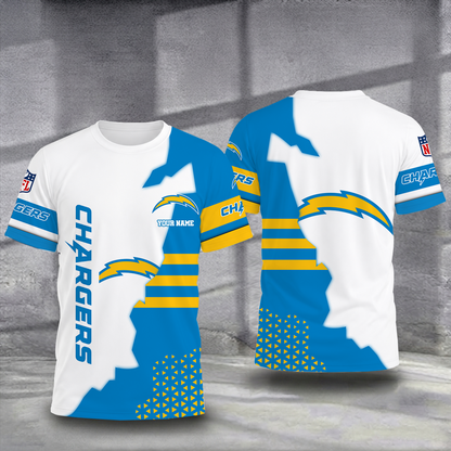 VIRAL EDITION - NEW CUSTOMIZED NFL09 LAC LOS ANGELES CHARGERS T-SHIRT, POLO SHIRT, ZIP POLO SHIRT, SWEATSHIRT, HOODIE & ZIP HOODIE