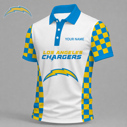 LIMITED EDITION - NEW CUSTOMIZED NFL09 LAC LOS ANGELES CHARGERS T-SHIRT, POLO SHIRT, ZIP POLO SHIRT, SWEATSHIRT, HOODIE & ZIP HOODIE
