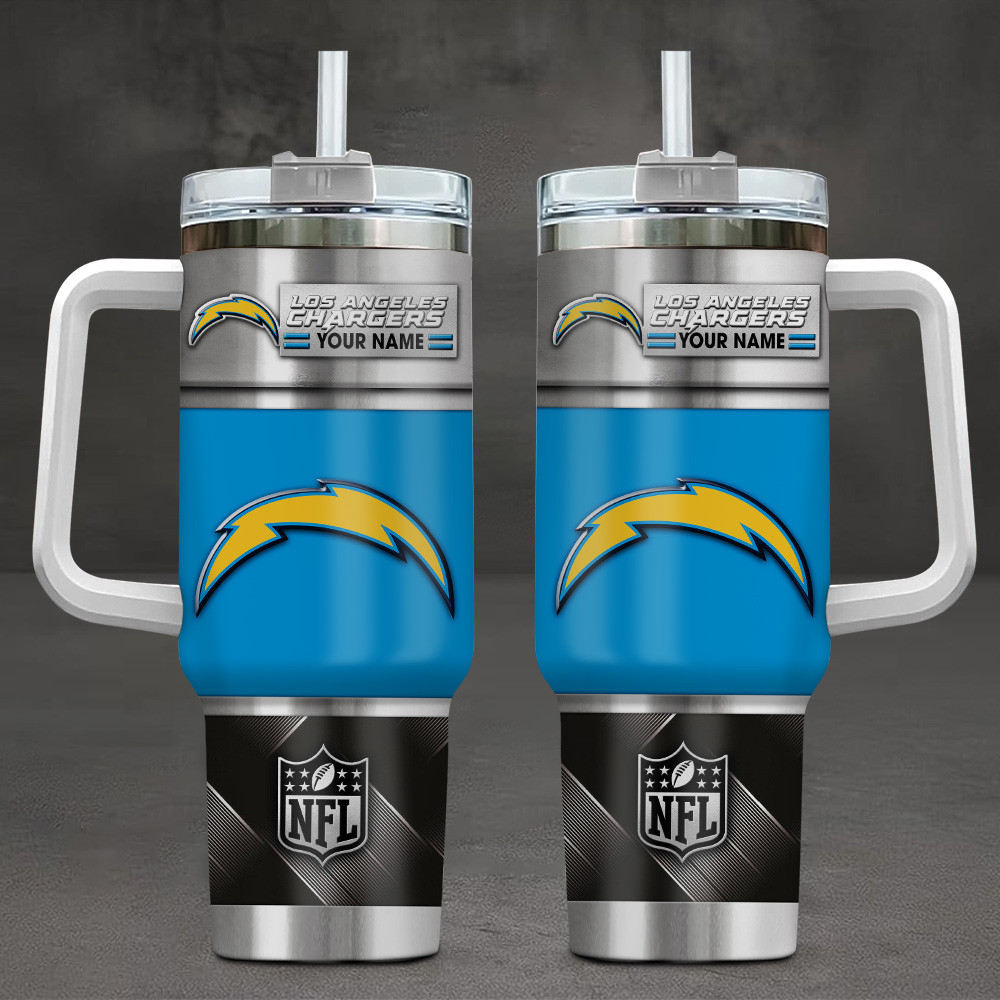 FINAL SALE - NEW CUSTOMIZED NFL09 LAC LOS ANGELES CHARGERS TUMBLER CUP