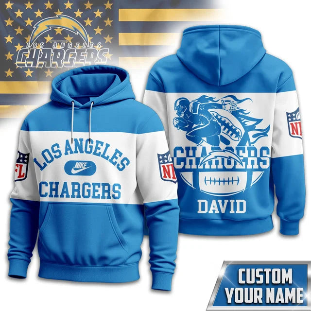 VIRAL EDITION - NEW CUSTOMIZED NFL09 LAC LOS ANGELES CHARGERS T-SHIRT, POLO SHIRT, ZIP POLO SHIRT, SWEATSHIRT, HOODIE & ZIP HOODIE