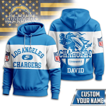 VIRAL EDITION - NEW CUSTOMIZED NFL09 LAC LOS ANGELES CHARGERS T-SHIRT, POLO SHIRT, ZIP POLO SHIRT, SWEATSHIRT, HOODIE & ZIP HOODIE