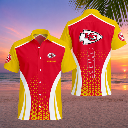 VIRAL EDITION - NEW CUSTOMIZED NFL01 KCC KANSAS CITY CHIEFS UNISEX HAWAIIAN SHIRT