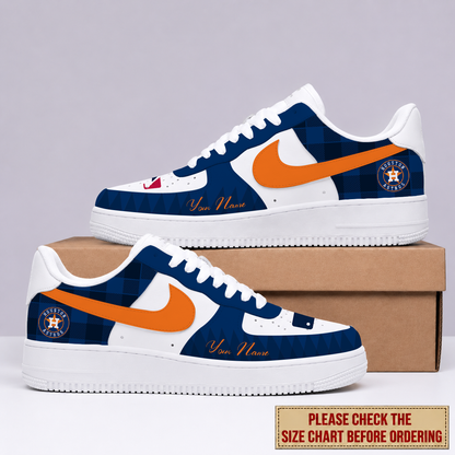 VIRAL EDITION - NEW CUSTOMIZED MLB10 HAS HOUSTON ASTROS AF1 SHOES