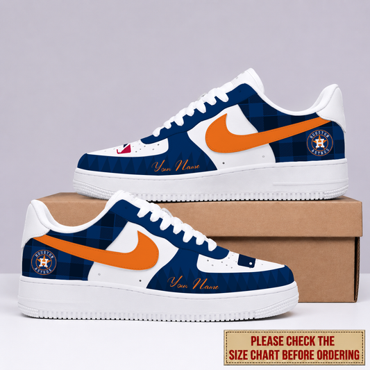VIRAL EDITION - NEW CUSTOMIZED MLB10 HAS HOUSTON ASTROS AF1 SHOES
