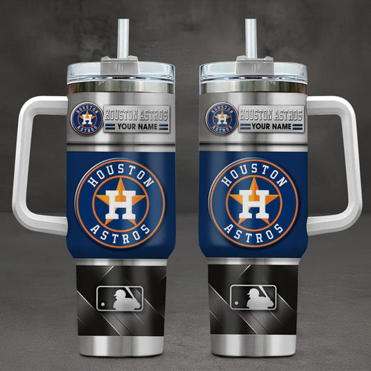 LIMITED EDITION - NEW CUSTOMIZED MLB10 HAS HOUSTON ASTROS TUMBLER CUP