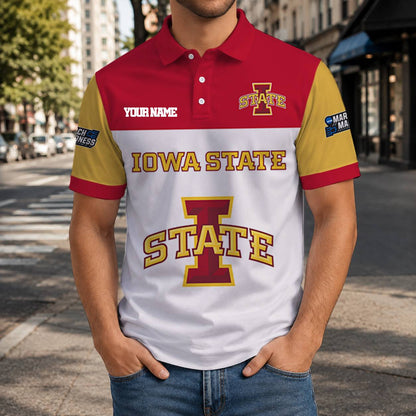 MEGA SALE - NEW CUSTOMIZED NCAA MAM10 ISC IOWA STATE CYCLONES T-SHIRT, POLO SHIRT, ZIP POLO SHIRT, SWEATSHIRT, HOODIE & ZIP HOODIE