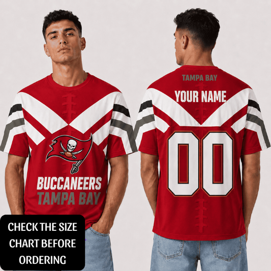 SPECIAL EDITION - NEW CUSTOMIZED NFL10 TBB TAMPA BAY BUCCANEERS T-SHIRT, POLO SHIRT, ZIP POLO SHIRT, HOODIE, ZIP HOODIE & SWEATSHIRT