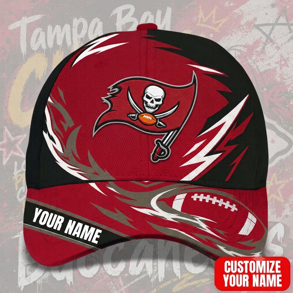 SPECIAL EDITION - NEW CUSTOMIZED NFL10 TBB TAMPA BAY BUCCANEERS CLASSIC CAP