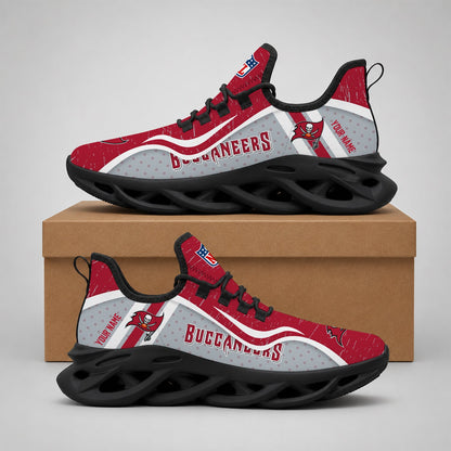 LIMITED EDITION - NEW CUSTOMIZED NFL10 TBB TAMPA BAY BUCCANEERS MAX SOUL SHOES