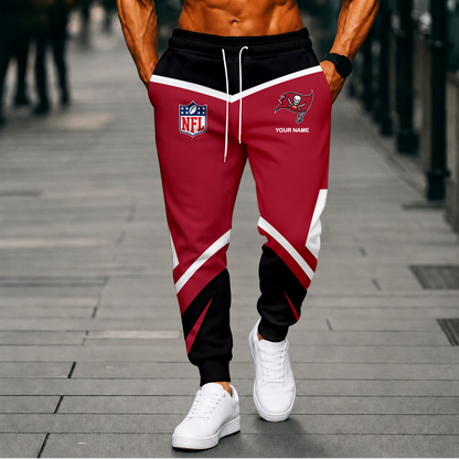 FINAL SALE - NEW CUSTOMIZED NFL10 TBB TAMPA BAY BUCCANEERS SWEATPANTS