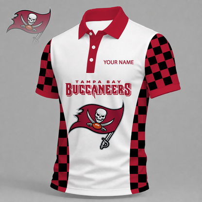 LIMITED EDITION - NEW CUSTOMIZED NFL10 TBB TAMPA BAY BUCCANEERS T-SHIRT, POLO SHIRT, ZIP POLO SHIRT, SWEATSHIRT, HOODIE & ZIP HOODIE