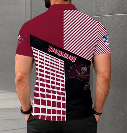 FINAL SALE - NEW CUSTOMIZED NFL10 TBB TAMPA BAY BUCCANEERS0 POLO SHIRT