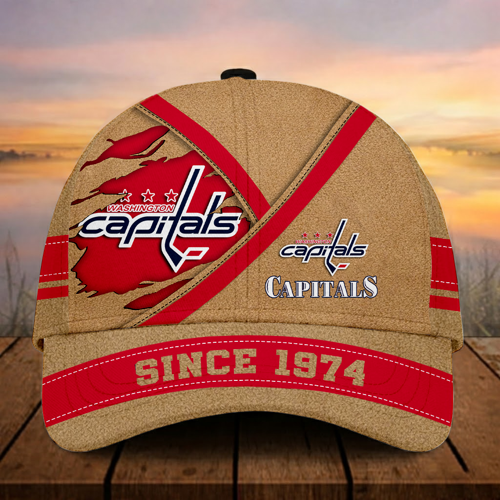LIMITED EDITION - NEW CUSTOMIZED NHL10 WCP WS CAPITALS CLASSIC CAP