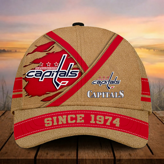 LIMITED EDITION - NEW CUSTOMIZED NHL10 WCP WS CAPITALS CLASSIC CAP