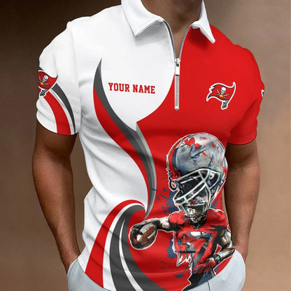 SPECIAL EDITION - NEW CUSTOMIZED NFL10 TBB TAMPA BAY BUCCANEERS T-SHIRT, POLO SHIRT, ZIP POLO SHIRT, SWEATSHIRT, HOODIE & ZIP HOODIE