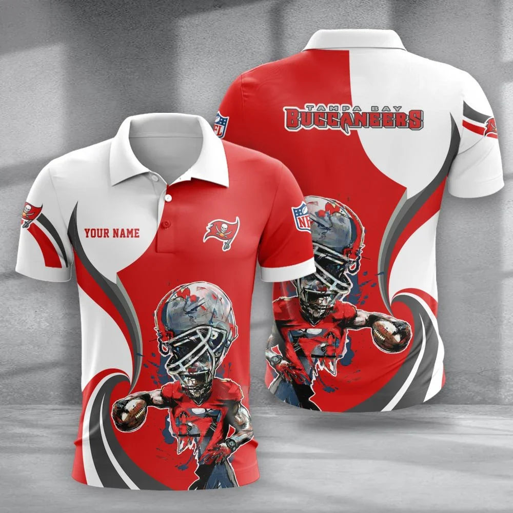 SPECIAL EDITION - NEW CUSTOMIZED NFL10 TBB TAMPA BAY BUCCANEERS T-SHIRT, POLO SHIRT, ZIP POLO SHIRT, SWEATSHIRT, HOODIE & ZIP HOODIE