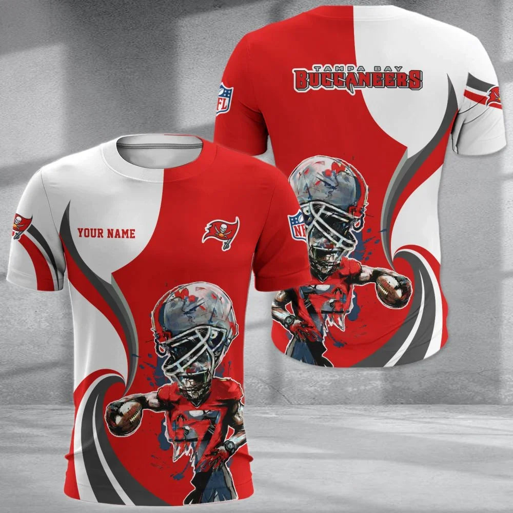SPECIAL EDITION - NEW CUSTOMIZED NFL10 TBB TAMPA BAY BUCCANEERS T-SHIRT, POLO SHIRT, ZIP POLO SHIRT, SWEATSHIRT, HOODIE & ZIP HOODIE