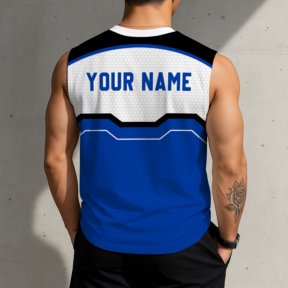 SPECIAL EDITION - NEW CUSTOMIZED NCAA FBS11 BYU BYU COUGARS MEN'S GYM SHIRT