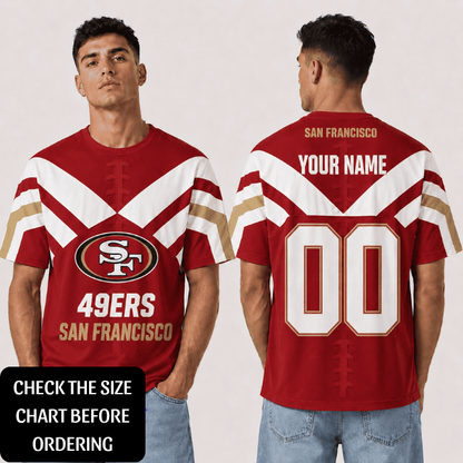 SPECIAL EDITION - NEW CUSTOMIZED NFL11 SF49 SAN FRANCISCO 49ERS T-SHIRT, POLO SHIRT, ZIP POLO SHIRT, HOODIE, ZIP HOODIE & SWEATSHIRT