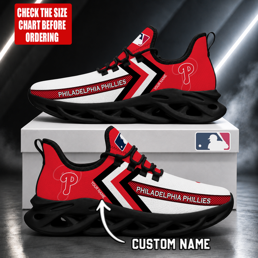 FINAL SALE - NEW CUSTOMIZED MLB11 PPS PHILADELPHIA PHILLIES MAX SOUL SHOES