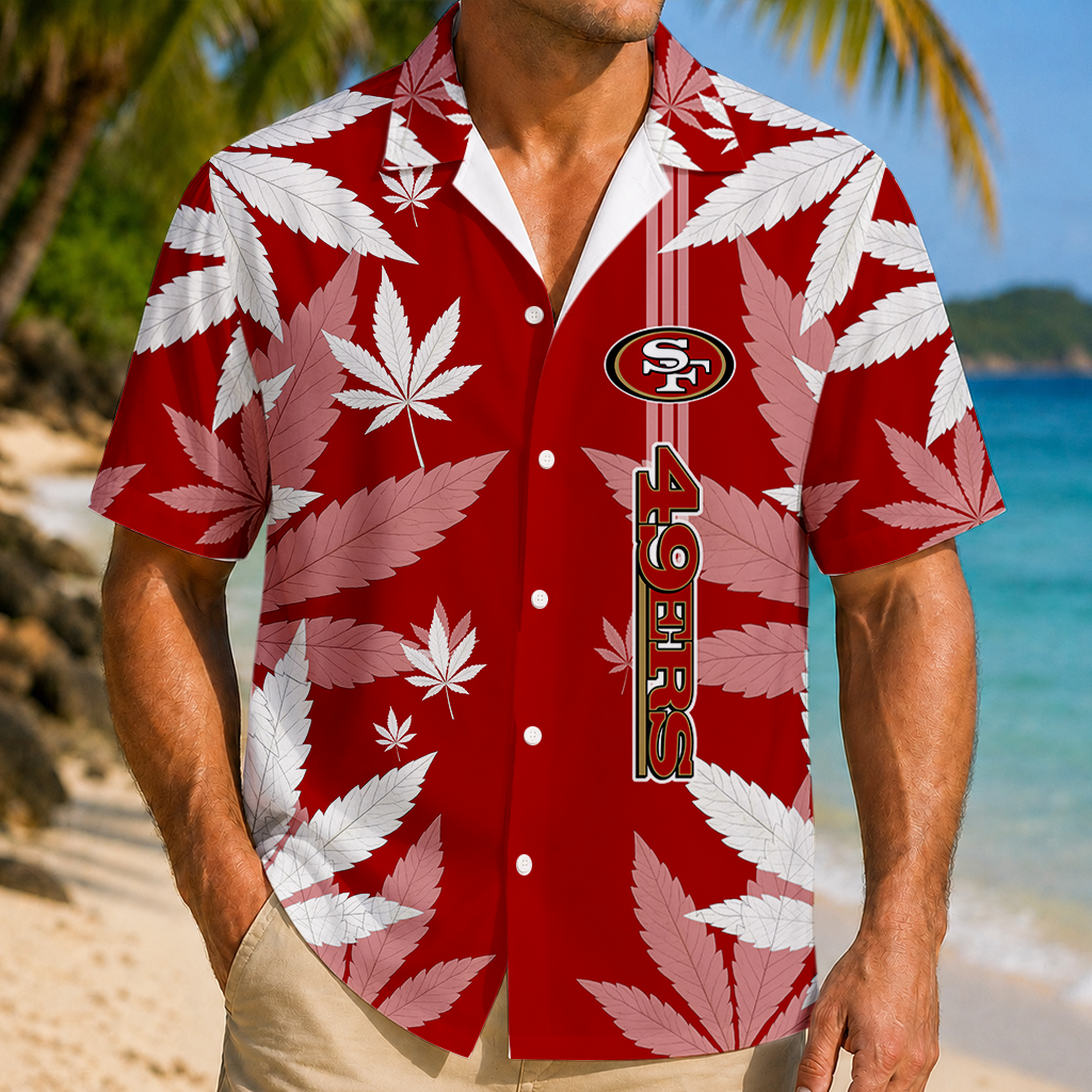 FINAL SALE - NEW CUSTOMIZED NFL11 SF49 SAN FRANCISCO 49ERS UNISEX HAWAIIAN SHIRT