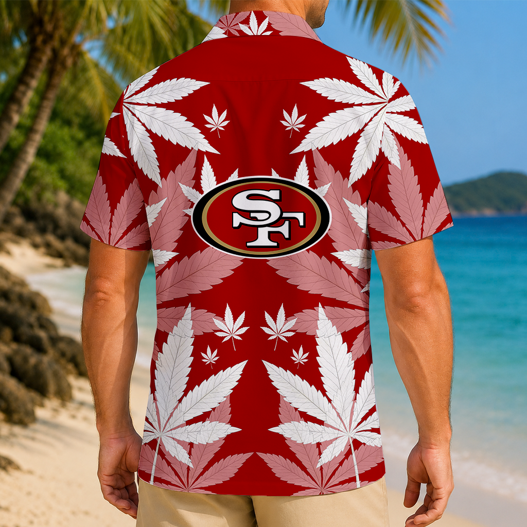 FINAL SALE - NEW CUSTOMIZED NFL11 SF49 SAN FRANCISCO 49ERS UNISEX HAWAIIAN SHIRT
