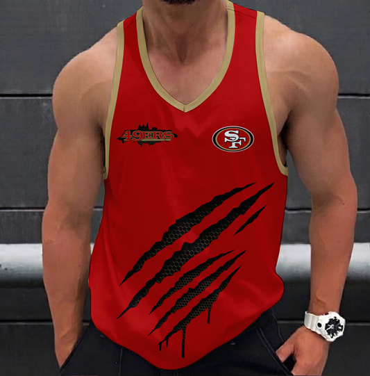 LIMITED EDITION - NEW CUSTOMIZED NFL11 SF49 SAN FRANCISCO 49ERS UNISEX TANK TOP