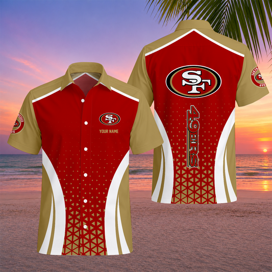 VIRAL EDITION - NEW CUSTOMIZED NFL11 SF49 SAN FRANCISCO 49ERS UNISEX HAWAIIAN SHIRT