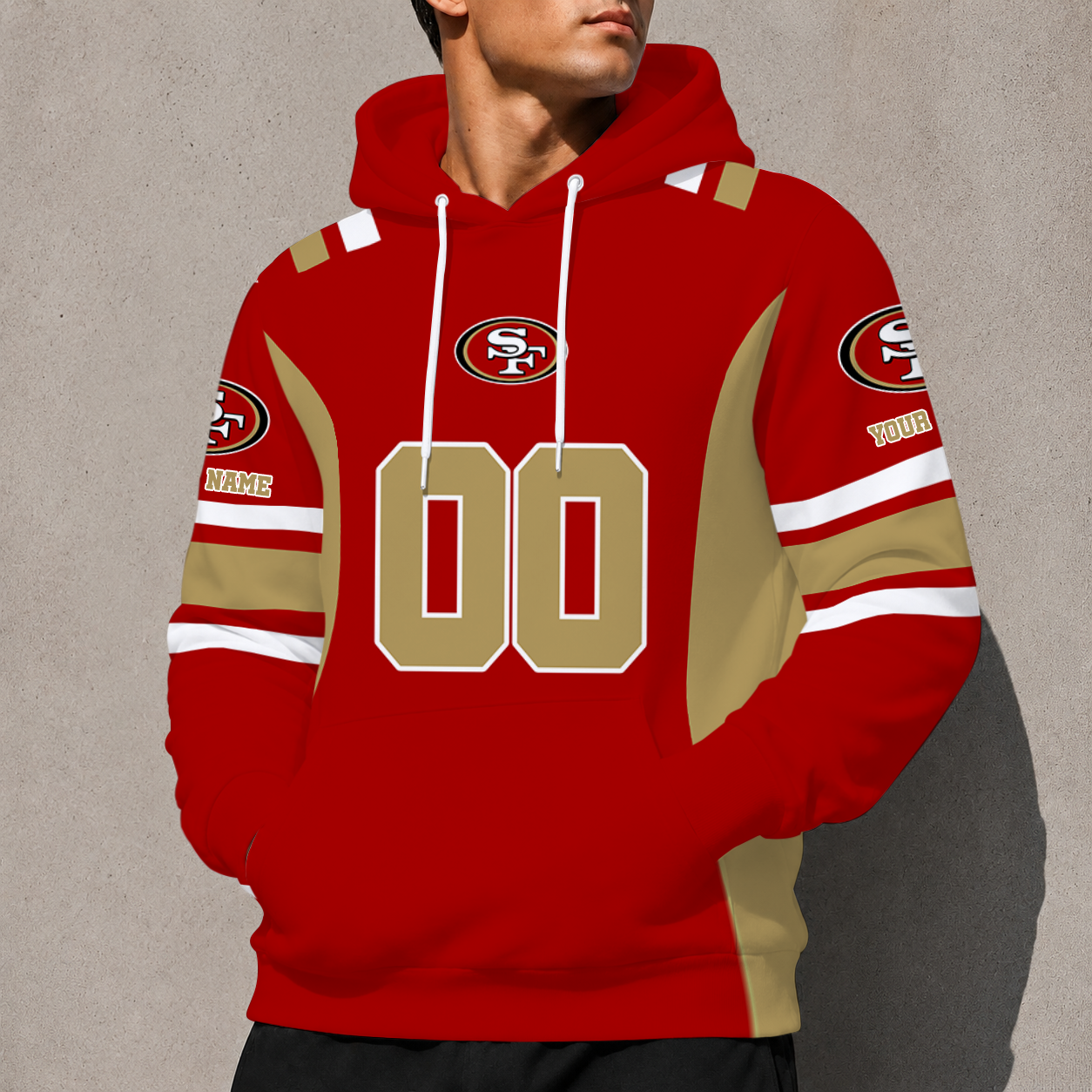 VIRAL EDITION - NEW CUSTOMIZED NFL11 SF49 SAN FRANCISCO 49ERS T-SHIRT, POLO SHIRT, ZIP POLO SHIRT, SWEATSHIRT, HOODIE & ZIP HOODIE