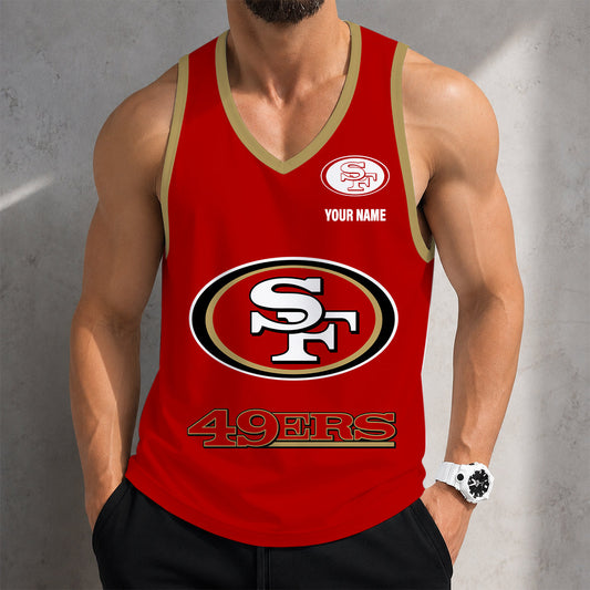 VIRAL EDITION - NEW CUSTOMIZED NFL11 SF49 SAN FRANCISCO 49ERS TANK TOP