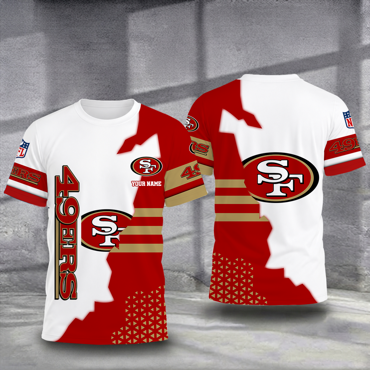 VIRAL EDITION - NEW CUSTOMIZED NFL11 SF49 SAN FRANCISCO 49ERS T-SHIRT, POLO SHIRT, ZIP POLO SHIRT, SWEATSHIRT, HOODIE & ZIP HOODIE