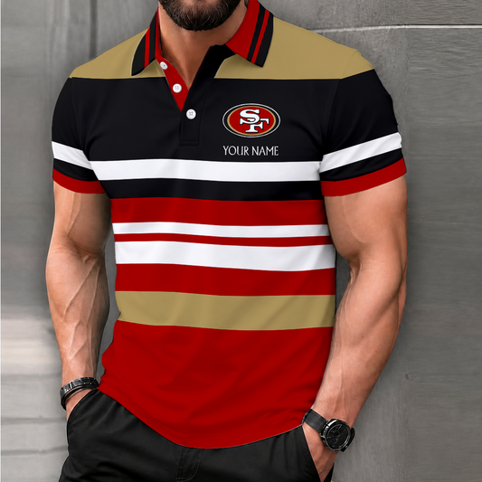VIRAL EDITION - NEW CUSTOMIZED NFL11 SF49 SAN FRANCISCO 49ERS T-SHIRT, POLO SHIRT, ZIP POLO SHIRT, SWEATSHIRT, HOODIE & ZIP HOODIE