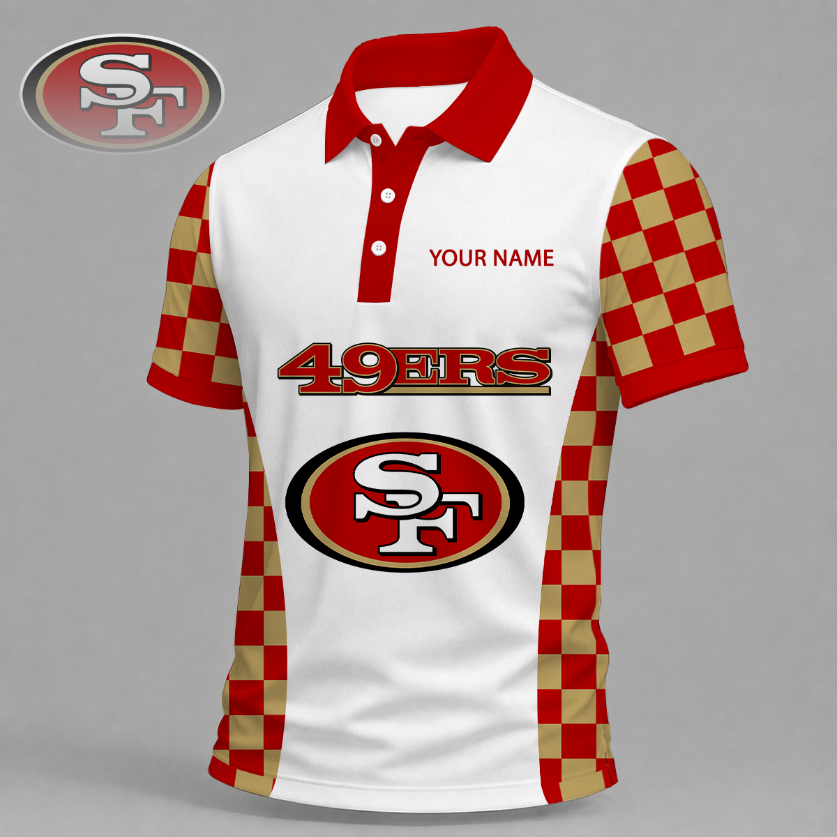 LIMITED EDITION - NEW CUSTOMIZED NFL11 SF49 SAN FRANCISCO 49ERS T-SHIRT, POLO SHIRT, ZIP POLO SHIRT, SWEATSHIRT, HOODIE & ZIP HOODIE