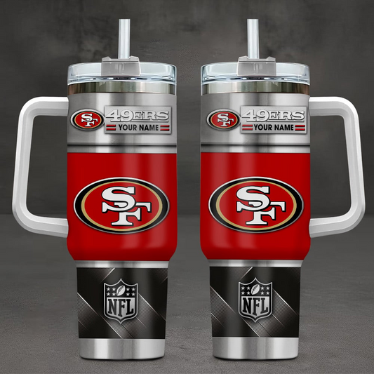 FINAL SALE - NEW CUSTOMIZED NFL11 SF49 SAN FRANCISCO 49ERS TUMBLER CUP