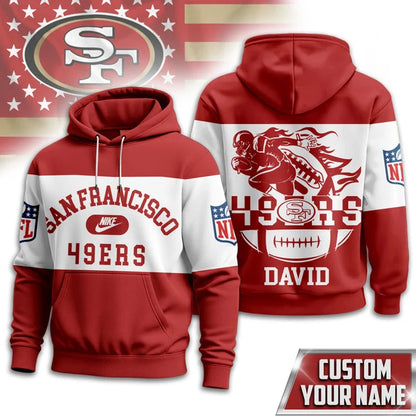VIRAL EDITION - NEW CUSTOMIZED NFL11 SF49 SAN FRANCISCO 49ERS T-SHIRT, POLO SHIRT, ZIP POLO SHIRT, SWEATSHIRT, HOODIE & ZIP HOODIE