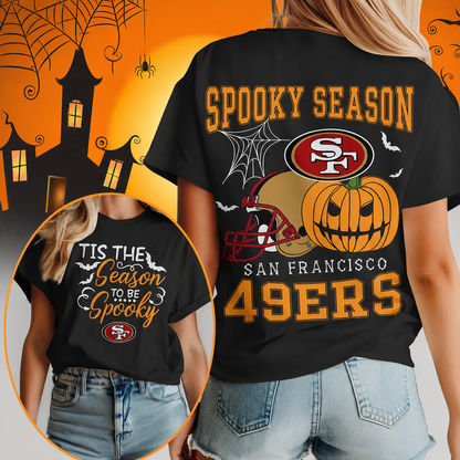 FLASH SALE - NEW CUSTOMIZED NFL11 SF49 SAN FRANCISCO 49ERS  HALLOWEEN T-SHIRT, HOODIE & ZIP HOODIE