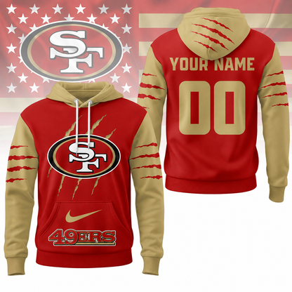 VIRAL EDITION - NEW CUSTOMIZED NFL11 SF49 SAN FRANCISCO 49ERS T-SHIRT, POLO SHIRT, ZIP POLO SHIRT, SWEATSHIRT, HOODIE & ZIP HOODIE